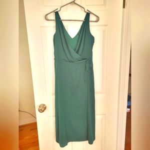 RW&Co Green Faux Wrap Around Dress NWT